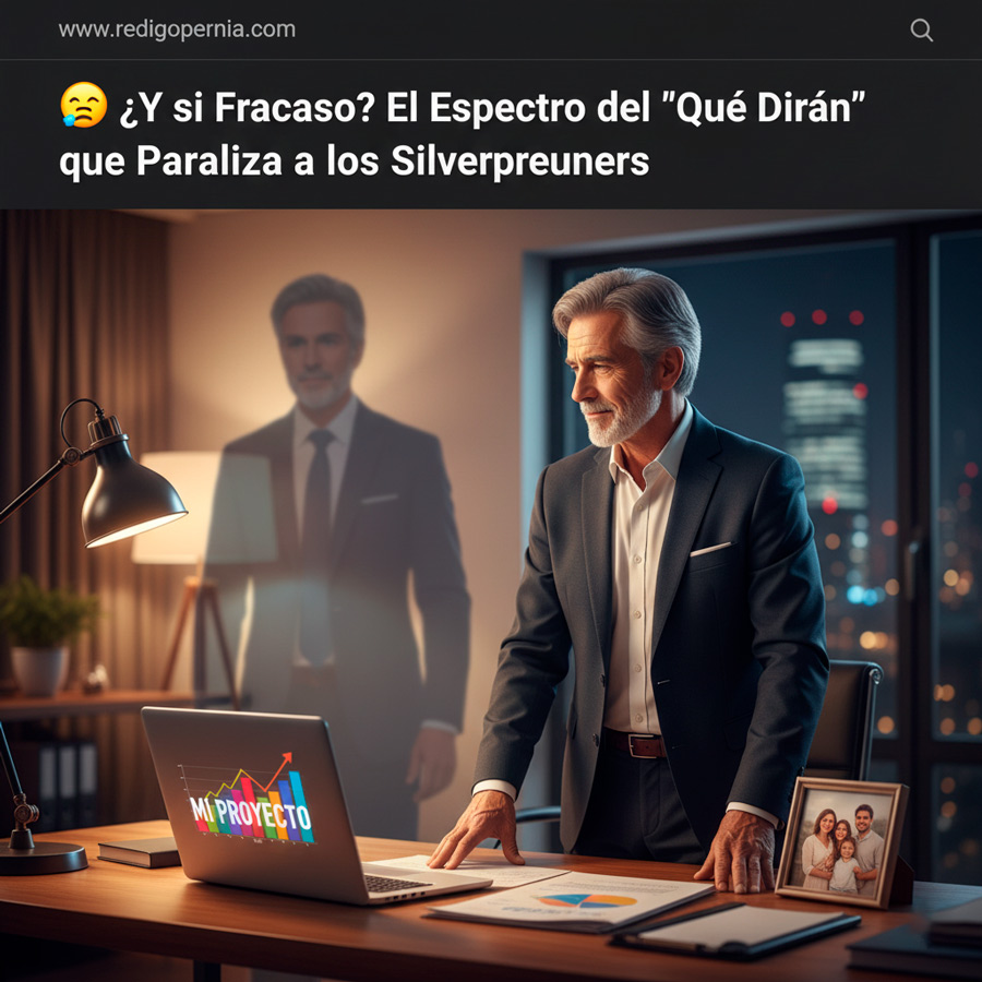 El espectro del «qué dirán» que paraliza a los Silverpreneurs